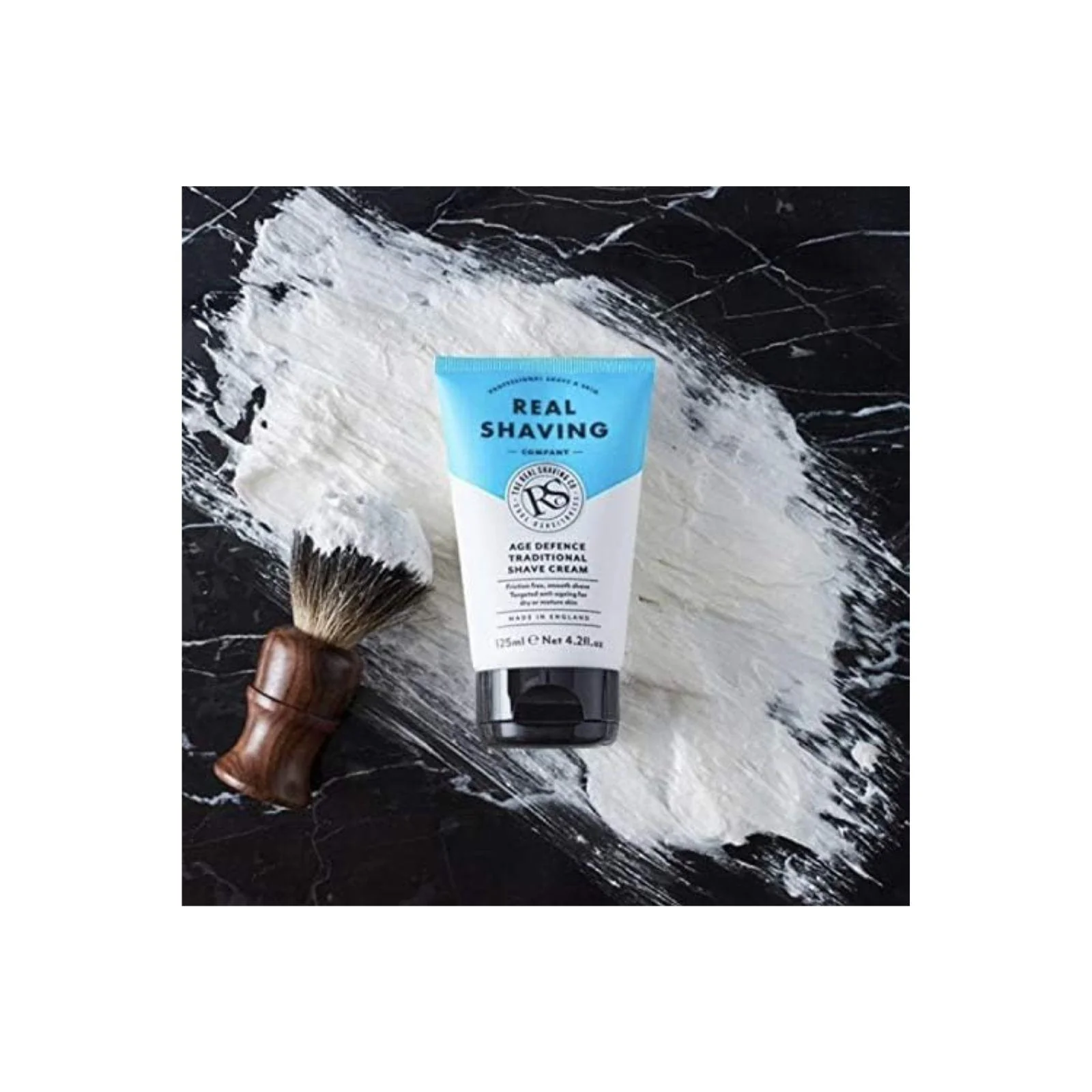 The Real Shaving Company Age Defence Shave Cream 125ml - Image 2
