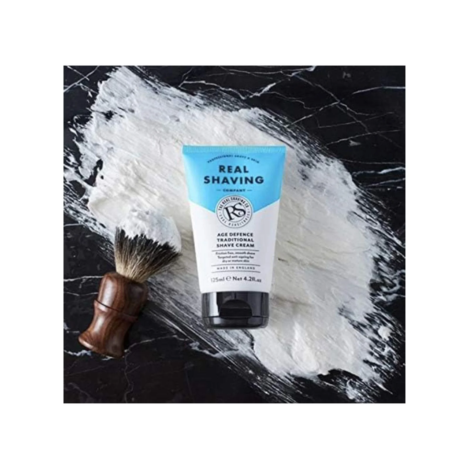 The Real Shaving Company Age Defence Shave Cream 125ml - Image 4