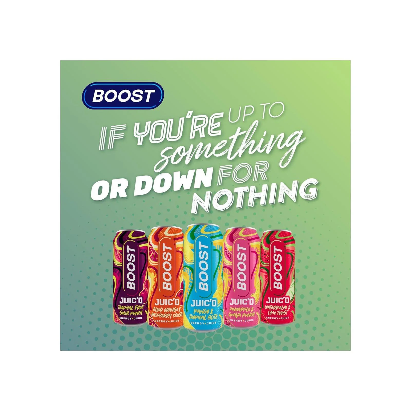 Boost Energy Juic'd Watermelon & Lime Twist Pm £1.09 500ml (Box of 12) - Image 3