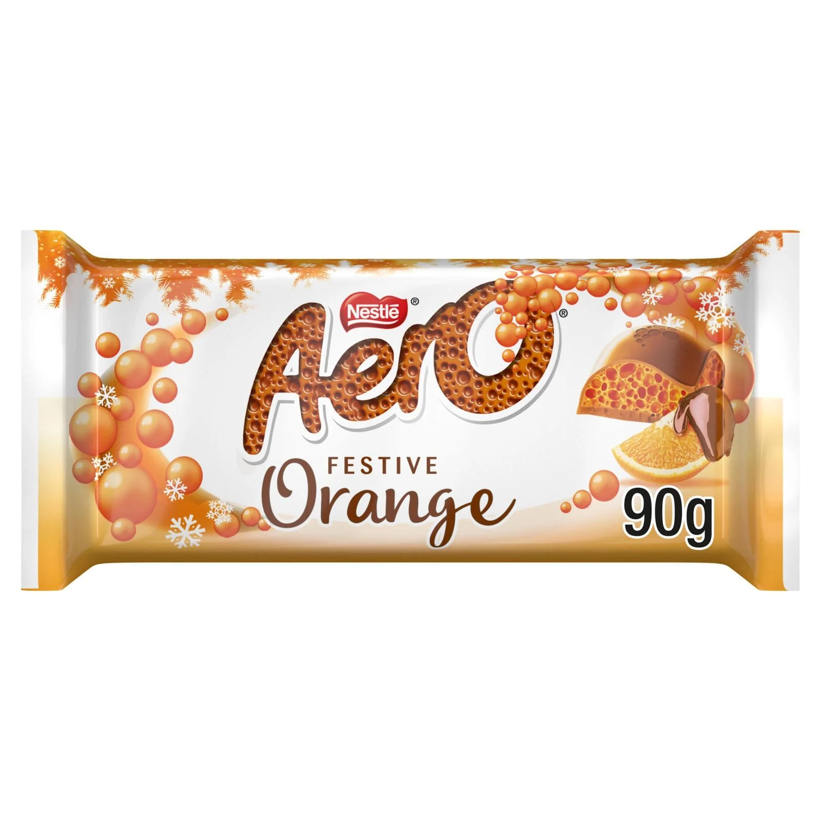 Aero Festive Orange Chocolate Sharing Bar 90g (Box of 15)