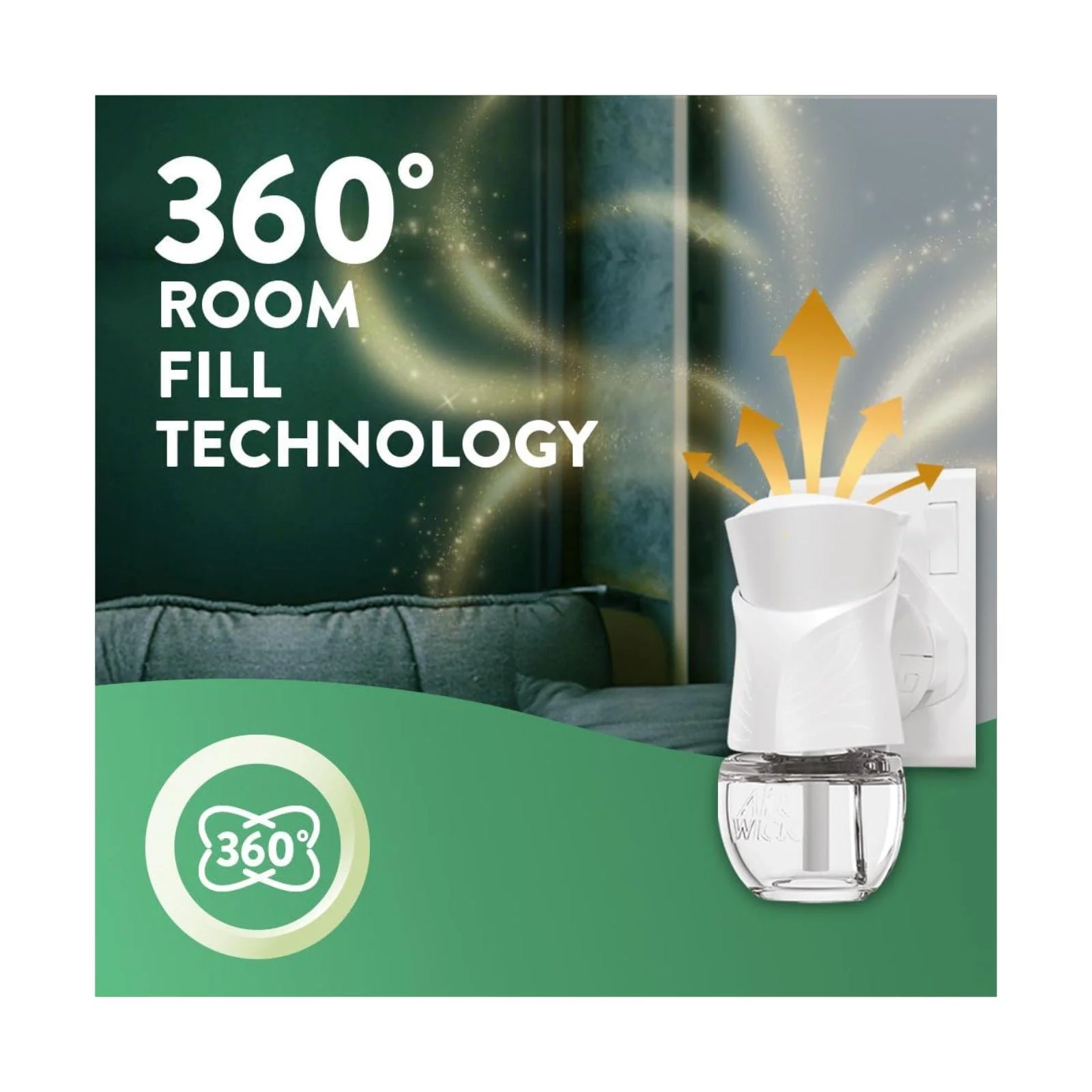 Air Wick Morning Meadow Scented Oil Electrical Plug In Diffuser Single refill 19ml - Image 6