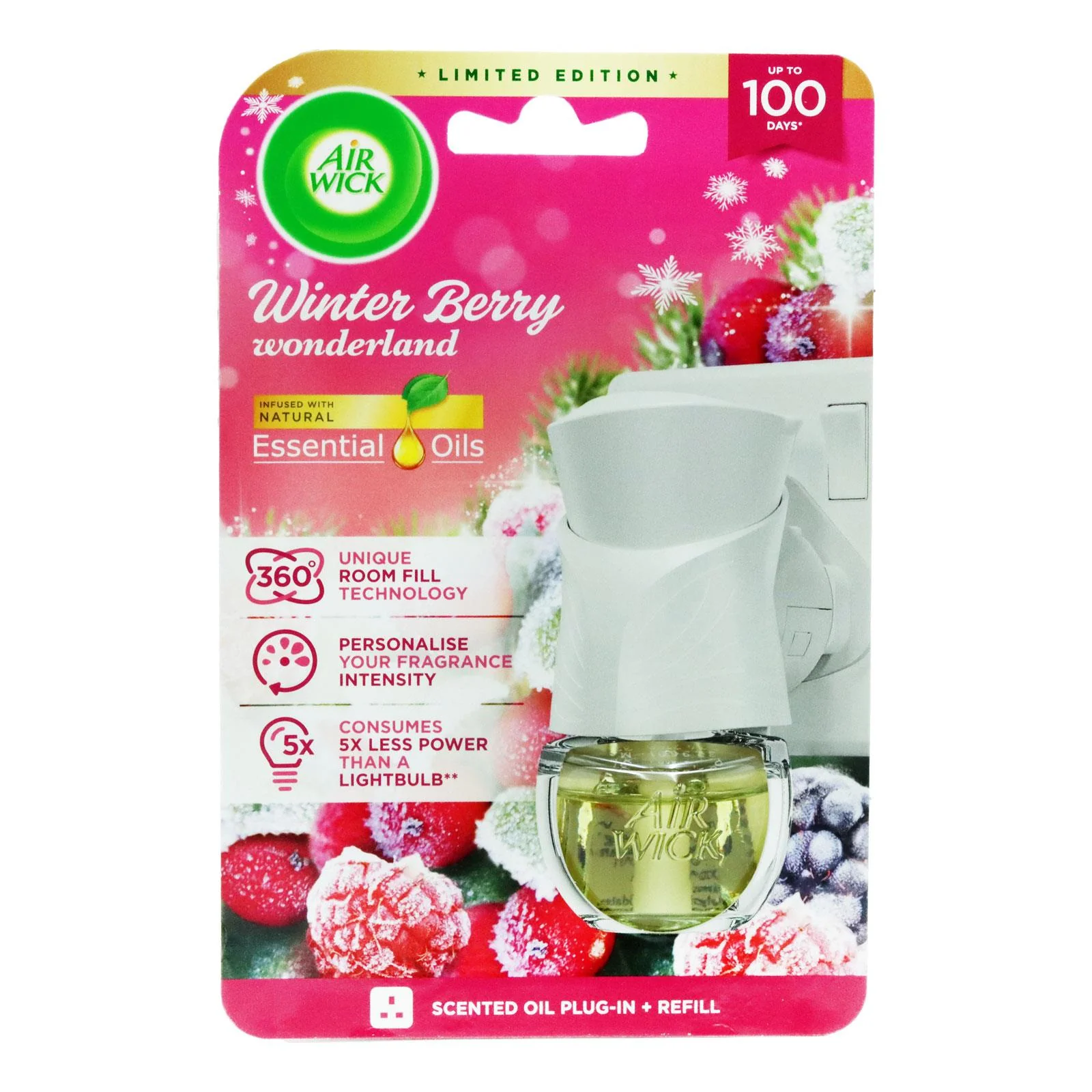 Air Wick Scented Oil Plug-In & Refill  Winter Berry Wonderland 19ml