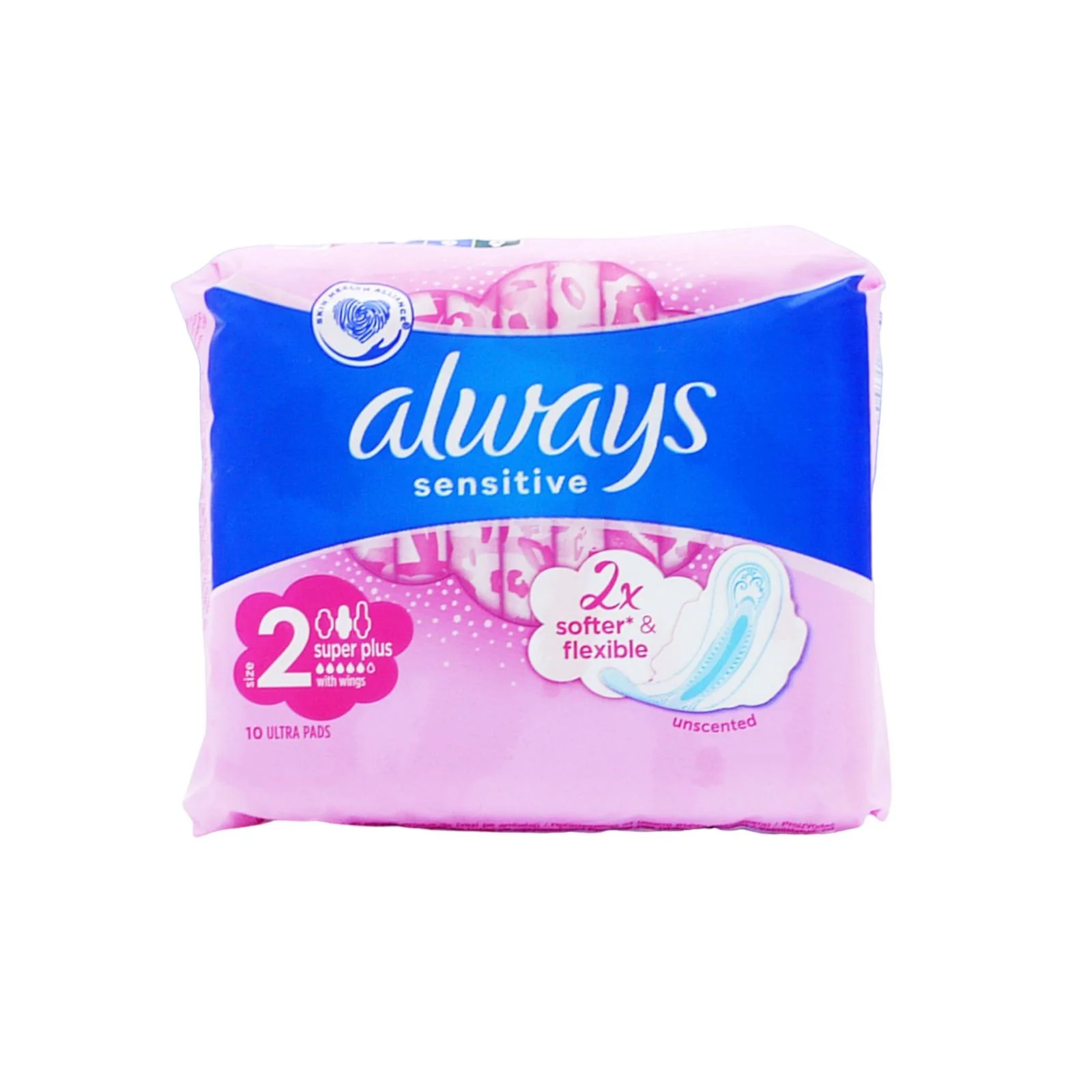 Always Pads Sensitive Super Plus Size 2 10 pads