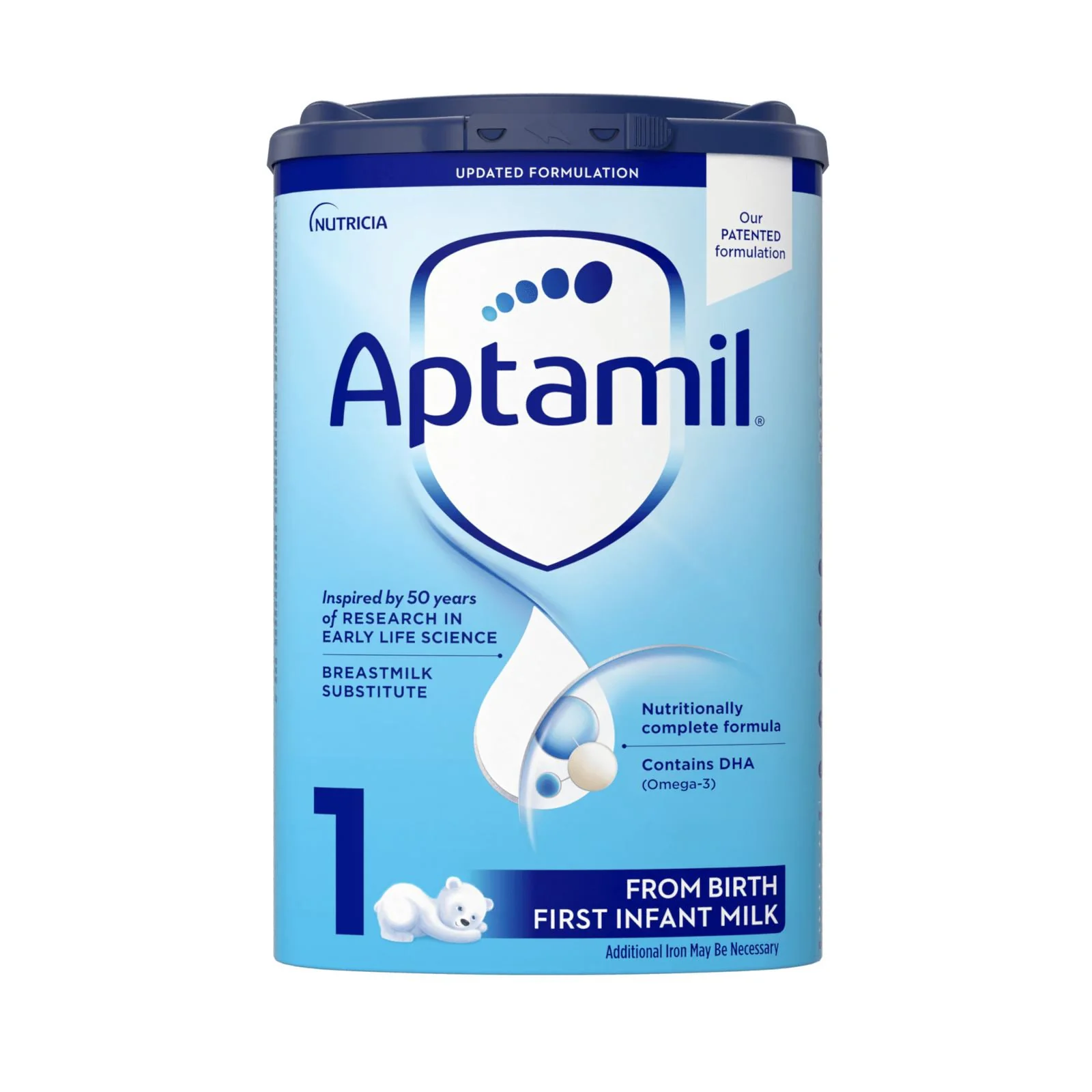 Aptamil 1 First Baby Milk Formula Powder from Birth 800g BBE 25/12/25
