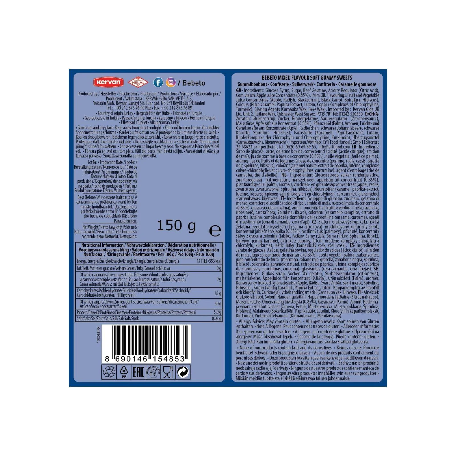 Bebeto Big Mix 150g (Box of 10) - Image 3