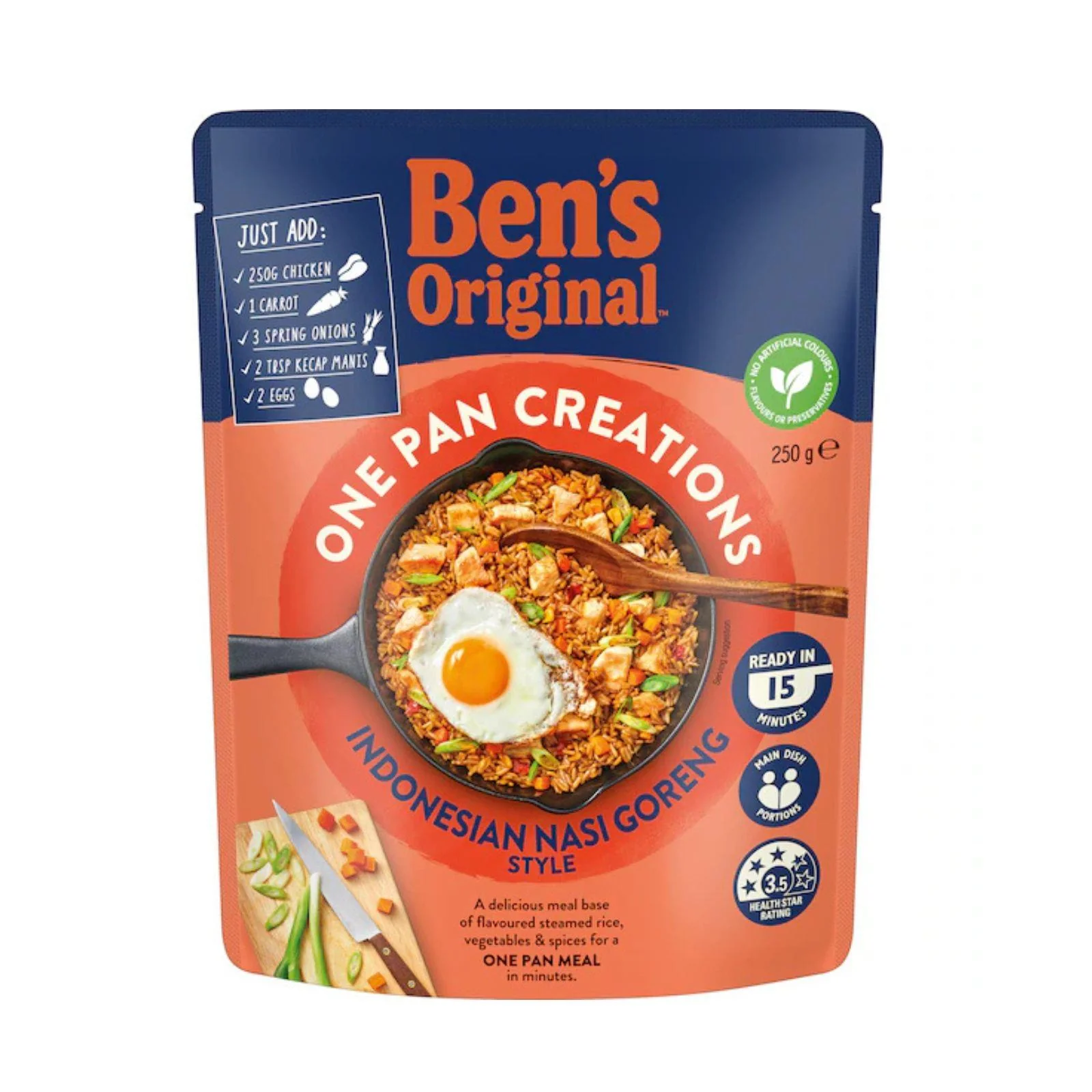 Ben's Original One Pan Creation Indonesian Style Nasi Goreng 250g (Box of 6) - Image 6