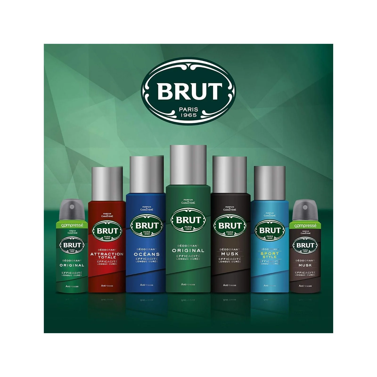 Brut Oceans Deodorant, 200 ml - Image 2