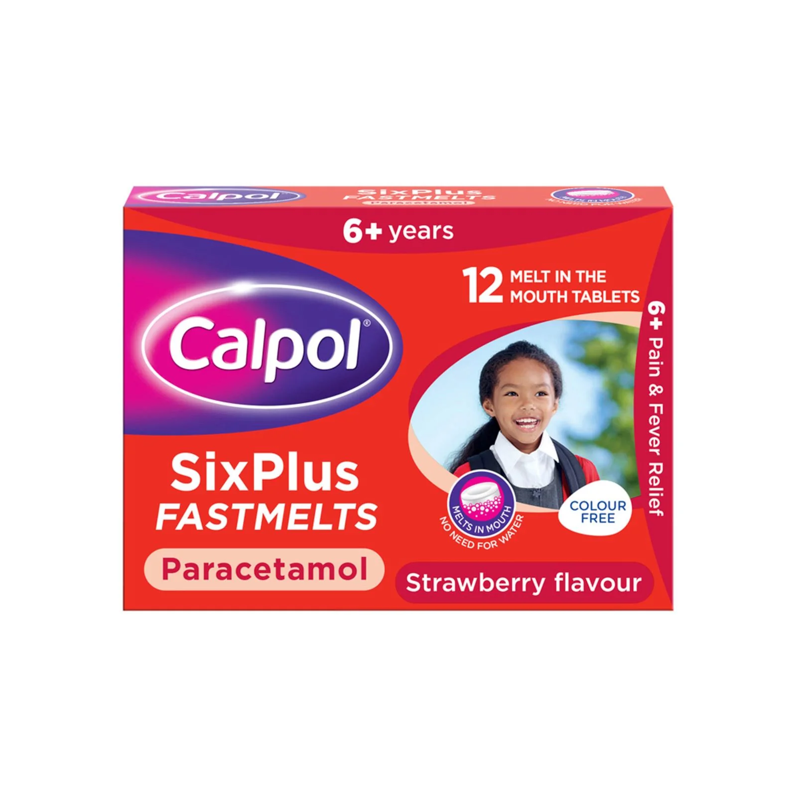 Calpol Six Plus Fastmelts 12's