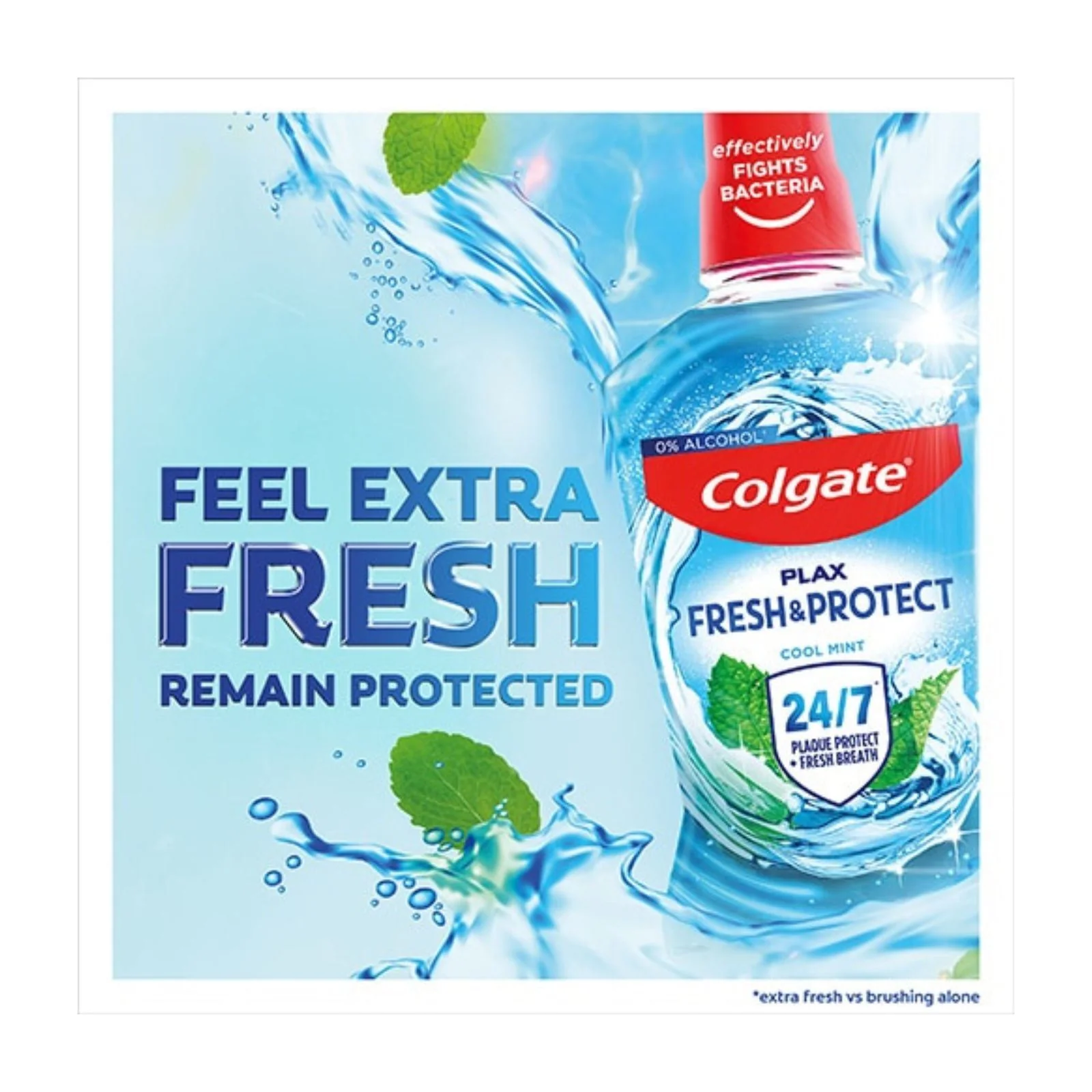 Colgate Plax Cool Mint Mouthwash 500ml - Image 2