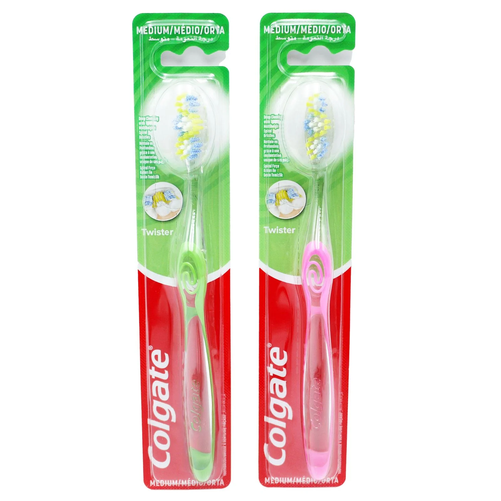 Colgate Twister Fresh Medium Manual Toothbrush