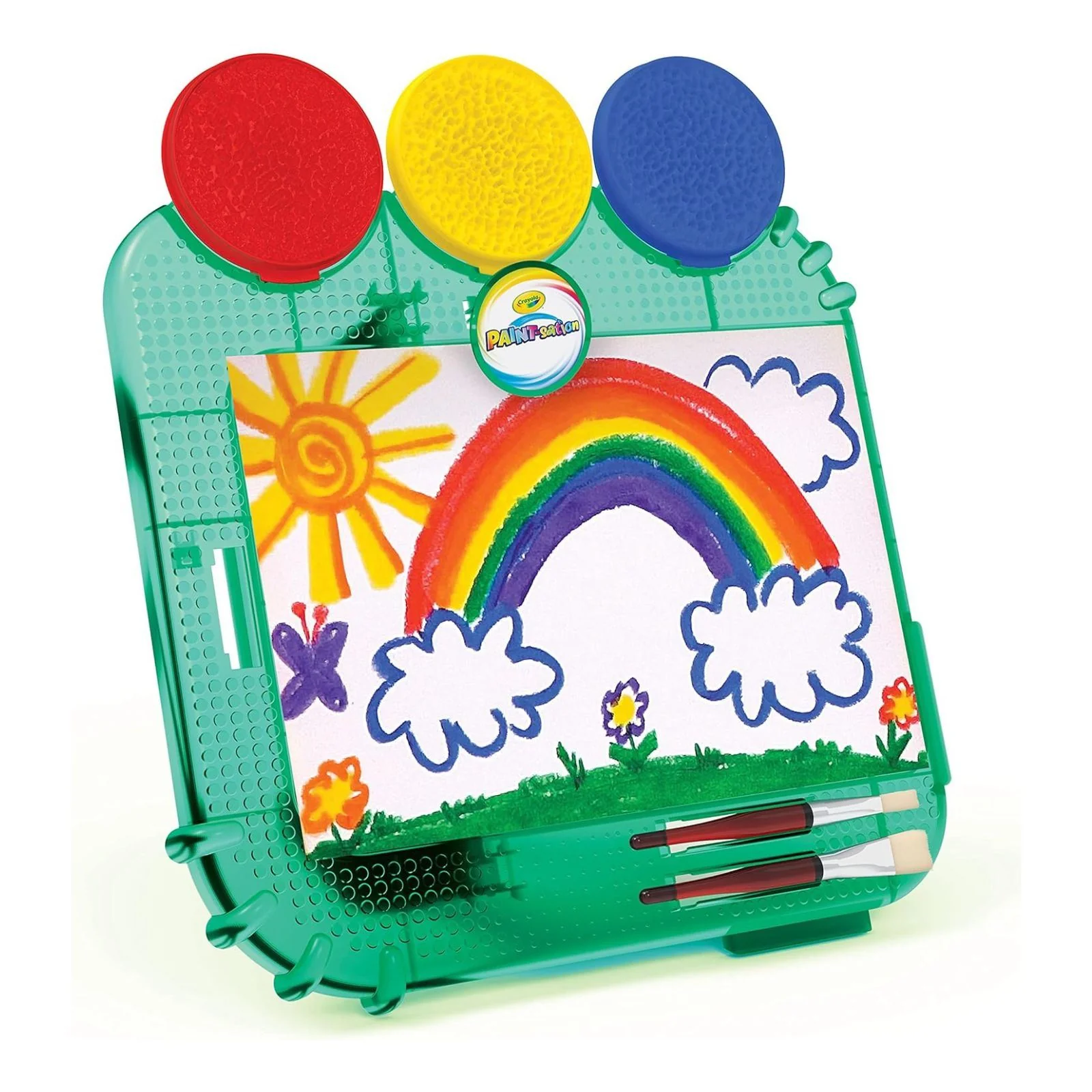 Crayola Paint-sation: Table Top Easel | No-Spill Painting Kit | Ideal for Kids Aged 3+ - Image 2