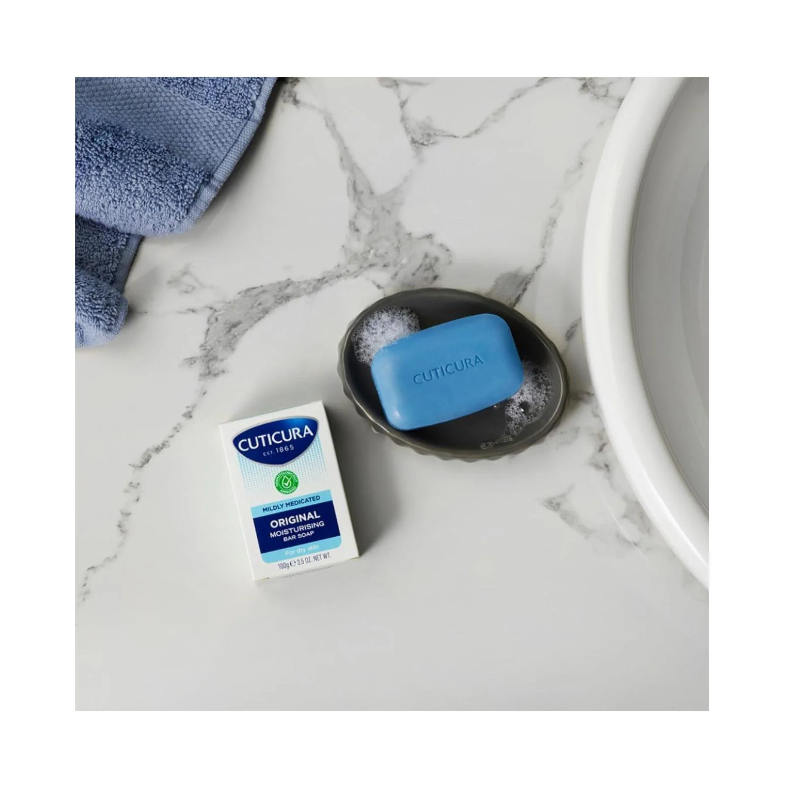 Cuticura Mildly Medicated Bar Soap 100g - Image 2