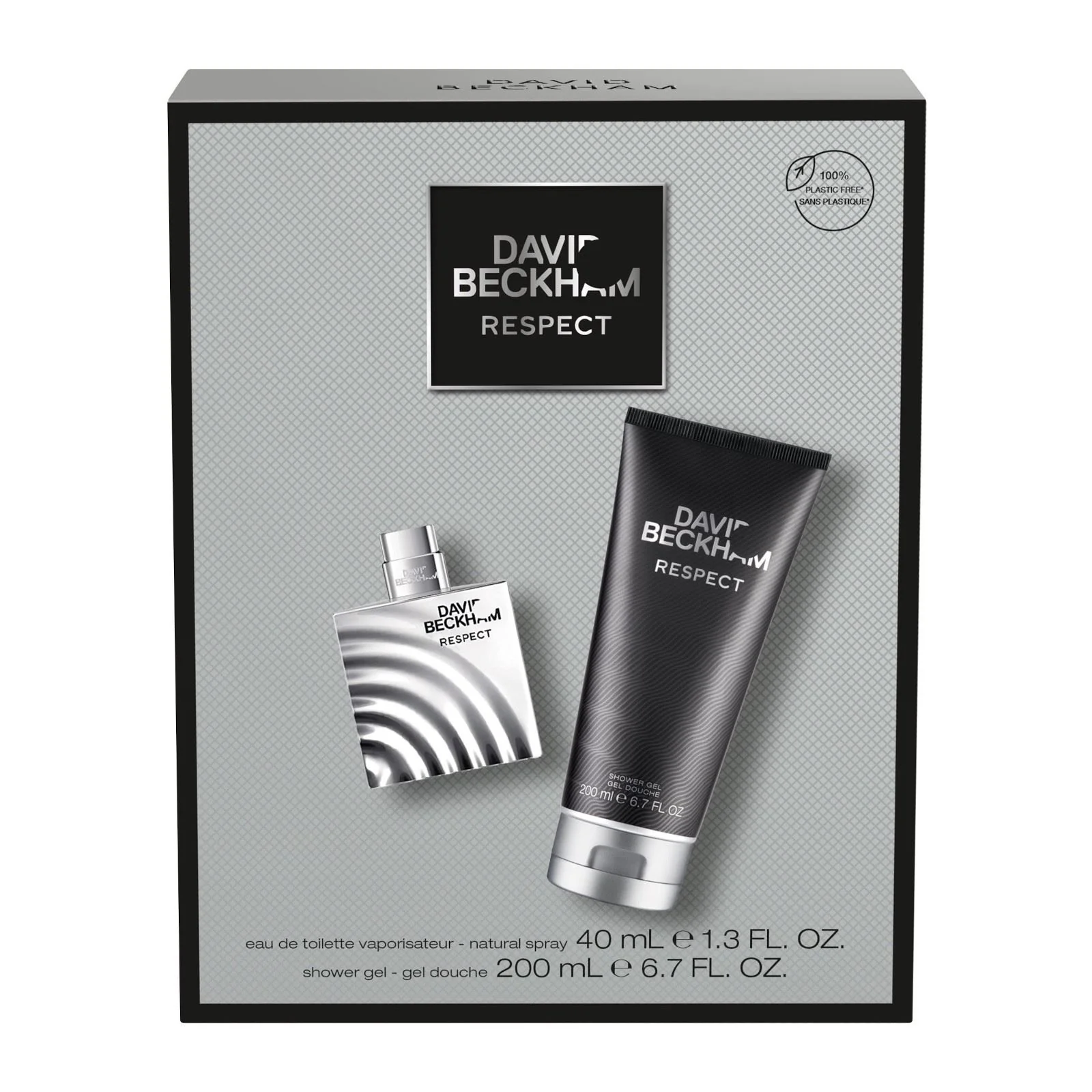 David Beckham - Respect Eau De Toilette 40 ml + Shower Gel 200 ml - Gift set