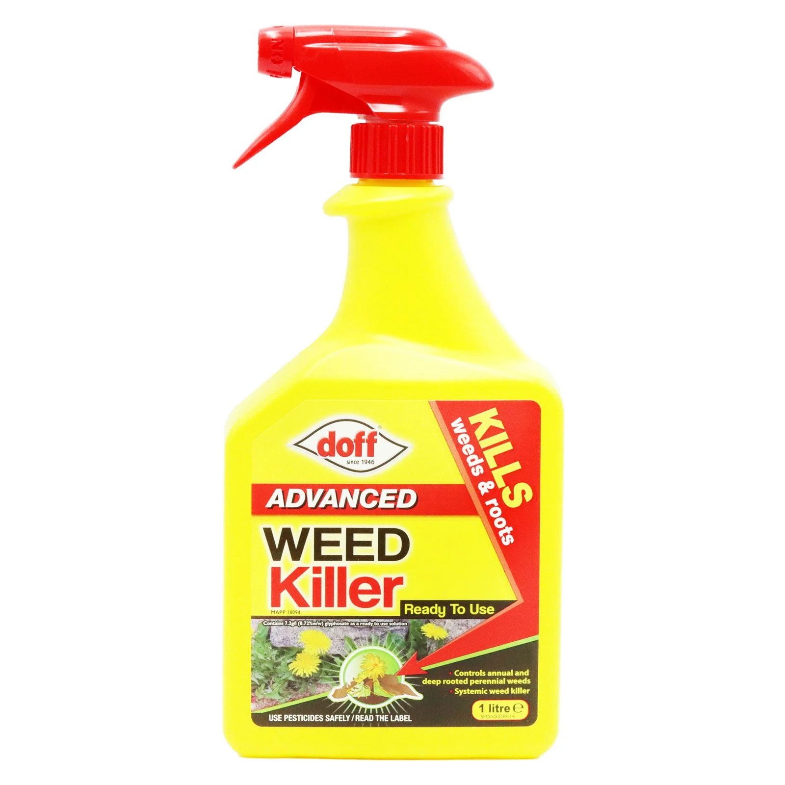 Doff Advanced Weedkiller Ready to Use Spray 1L