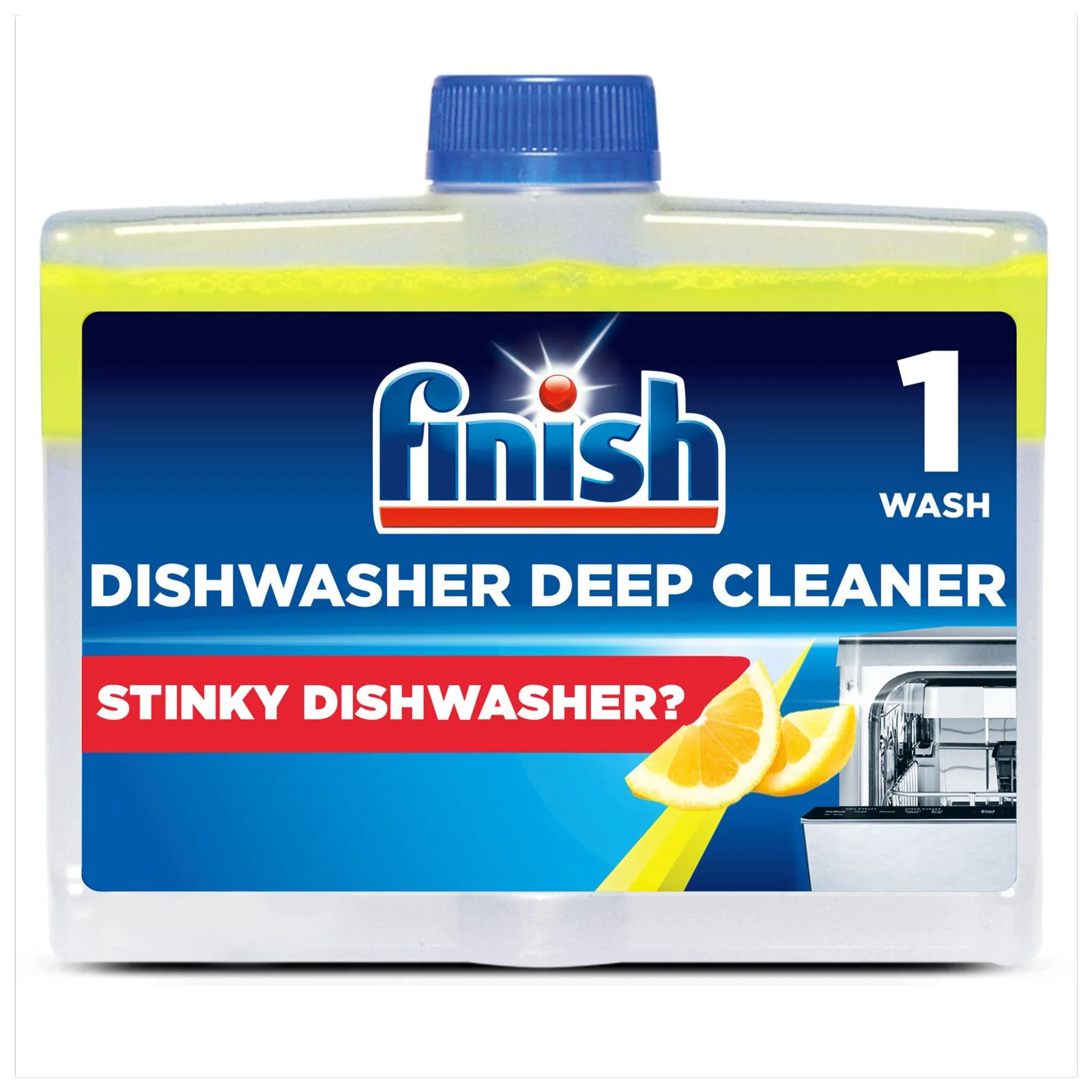 Finish Dishwasher Machine Cleaner Original Lemon 250ml