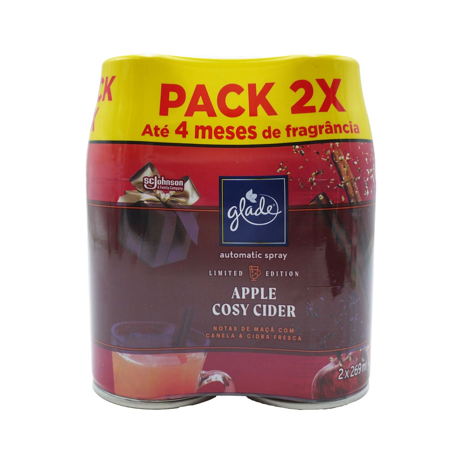 Glade Auto Spray Refill Twin Apple Cosy Cider 269 ml