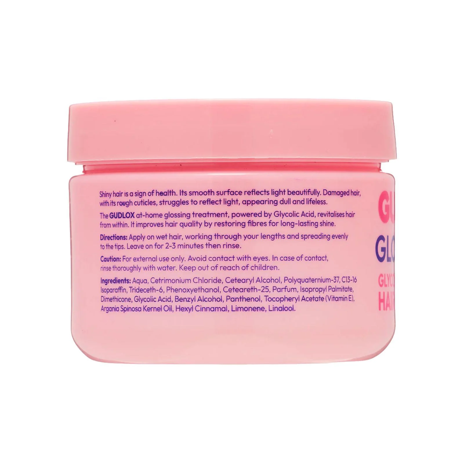 Gudlox Gloss Glycolic Acid Hair Mask 300ml - Image 2