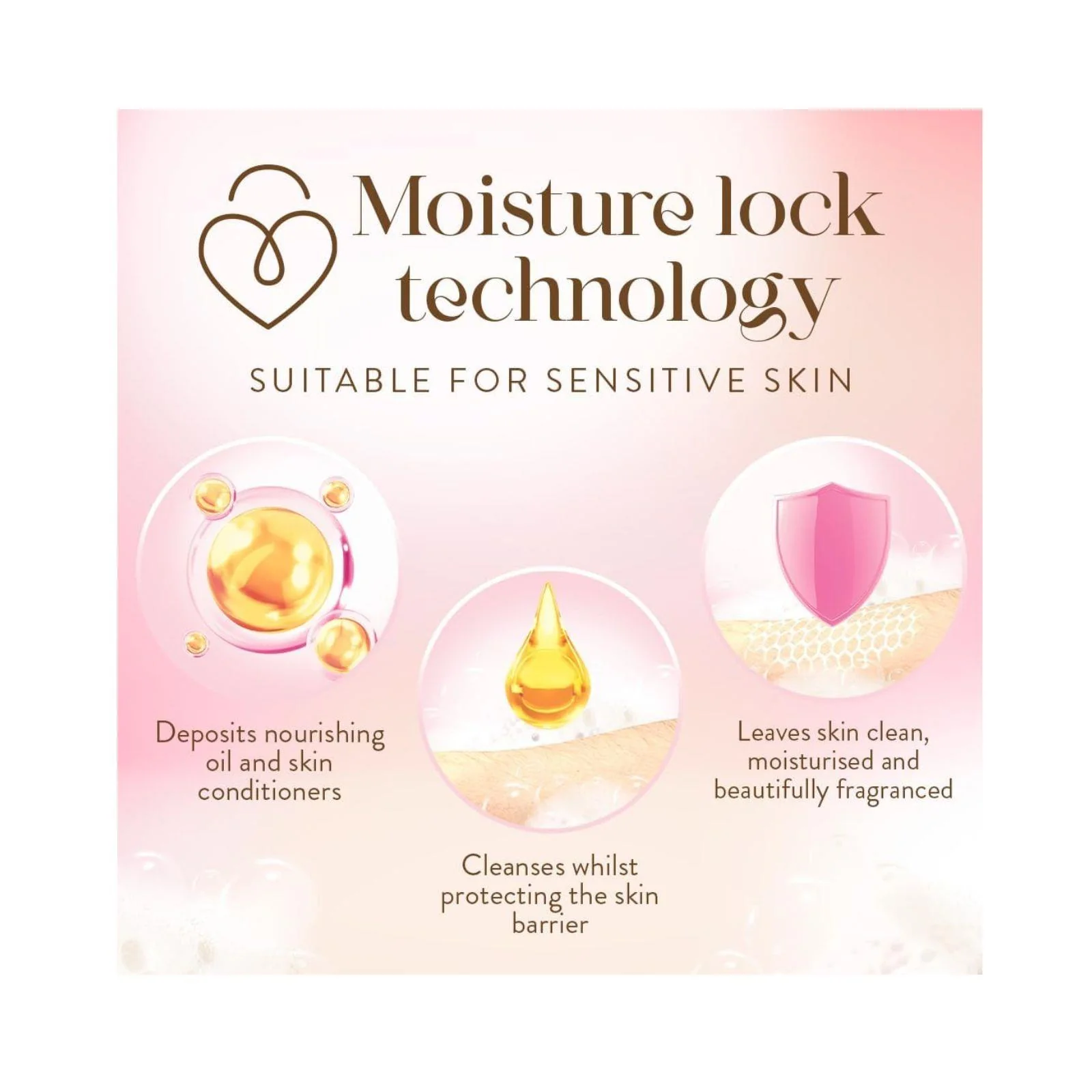 Imperial Leather Ultimate Moisture Cherry Blossom & Almond Oil Foaming Bath Soak, 450ml - Image 4