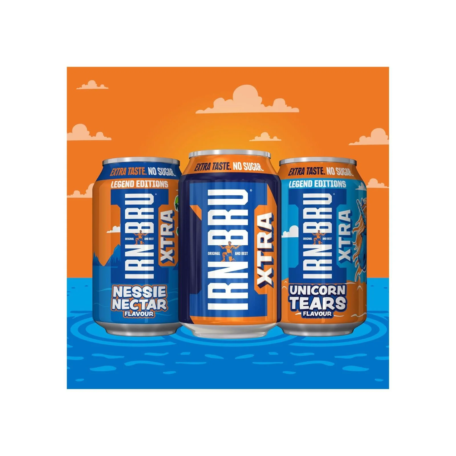 IRN-BRU XTRA Nessie Nectar PM 79P 330ml (Box of 24) - Image 5
