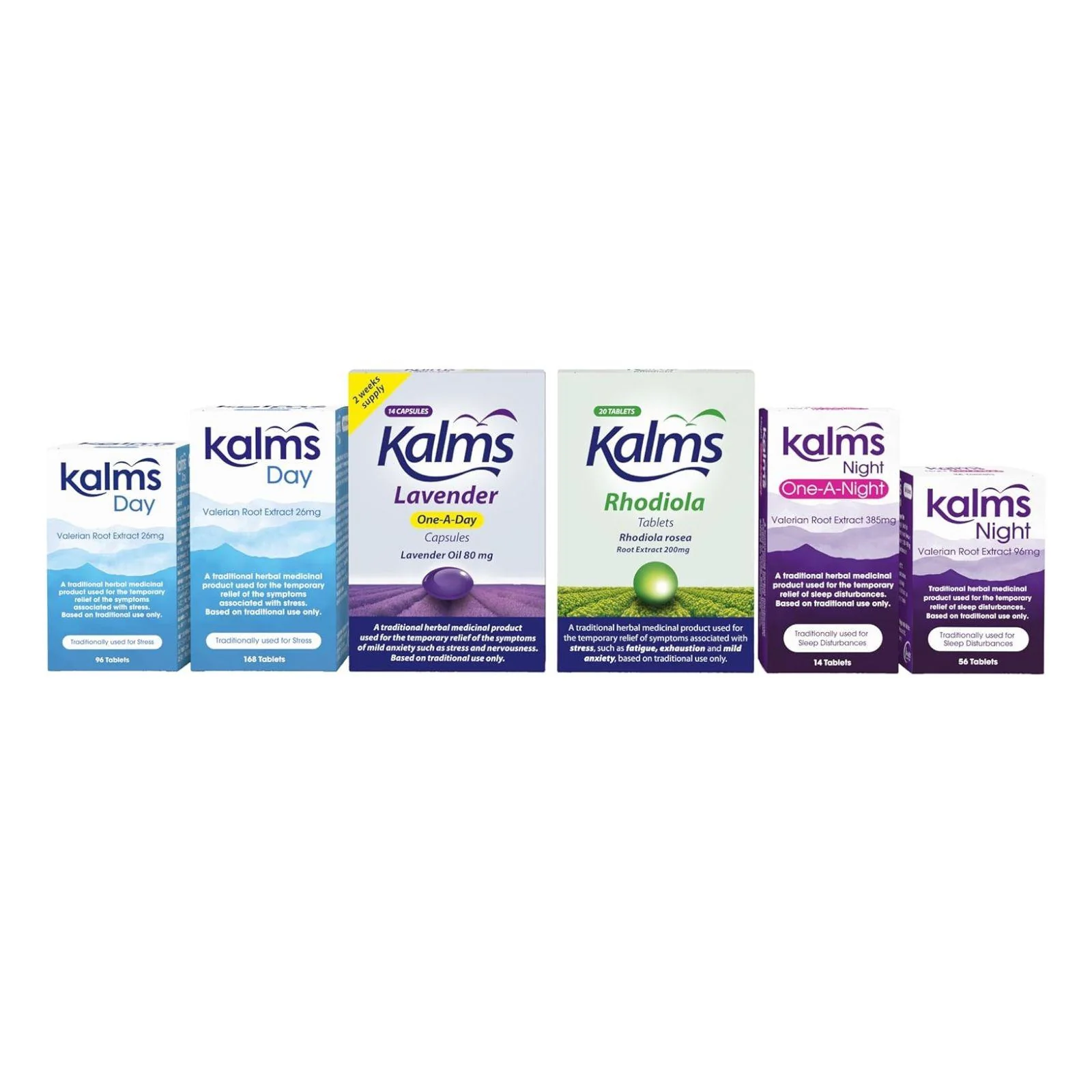 Kalms Day - Traditional Herbal Medicinal Temporary Relief of Symptoms associated with Stress, 96 Tablets - Image 4