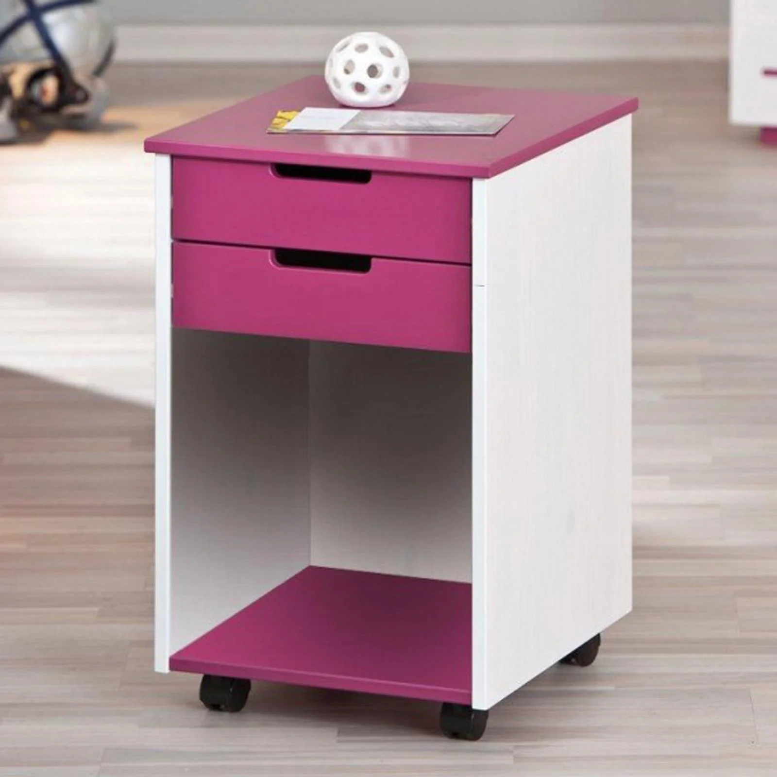 Kidz Line Alexandra Pink Bedside Table
