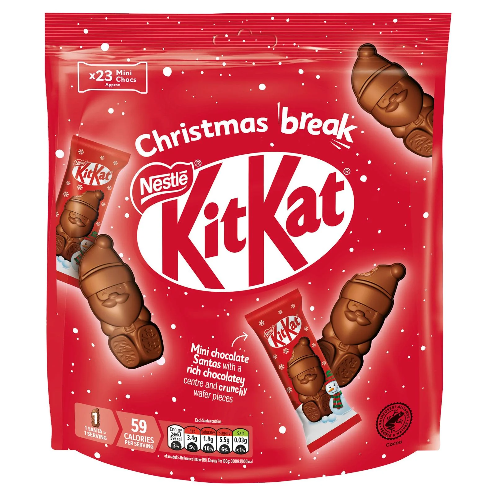 Kit Kat Santa Large Pouch 264g