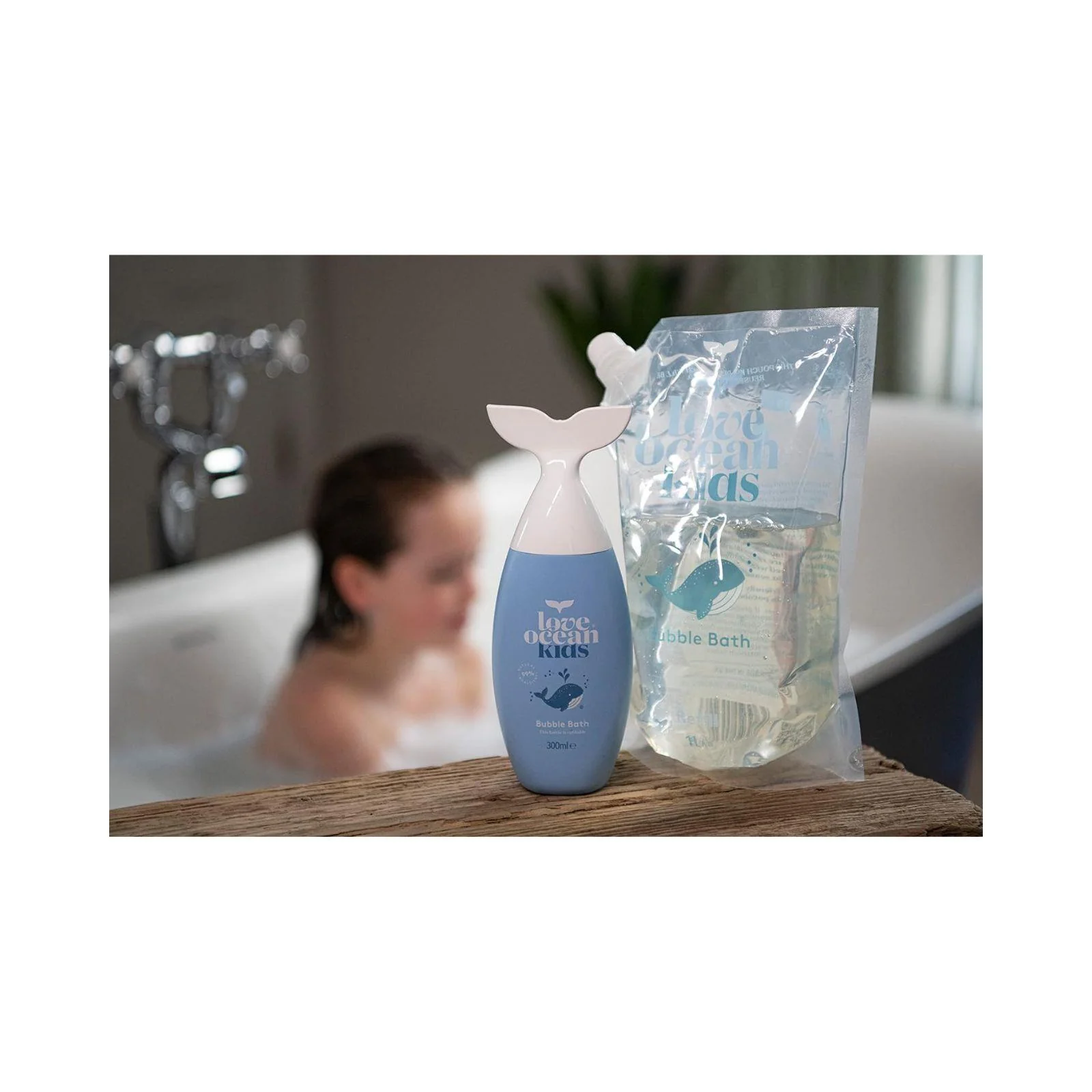 Love Ocean Kids Bubble Bath, Refillable Pouch 1 Litre - Image 3