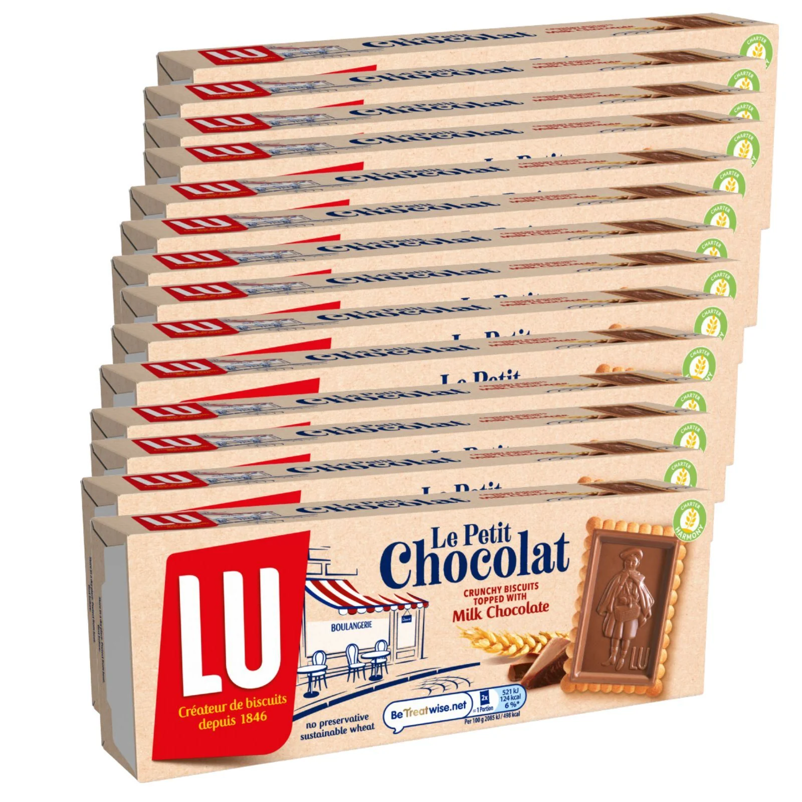 Lu Le Petit Chocolate Biscuit 150g (Box of 14)