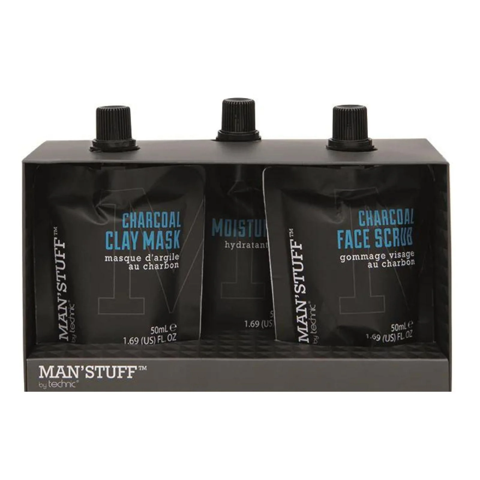 MAN STUFF CHARCOAL GIFT SET Pack of 3