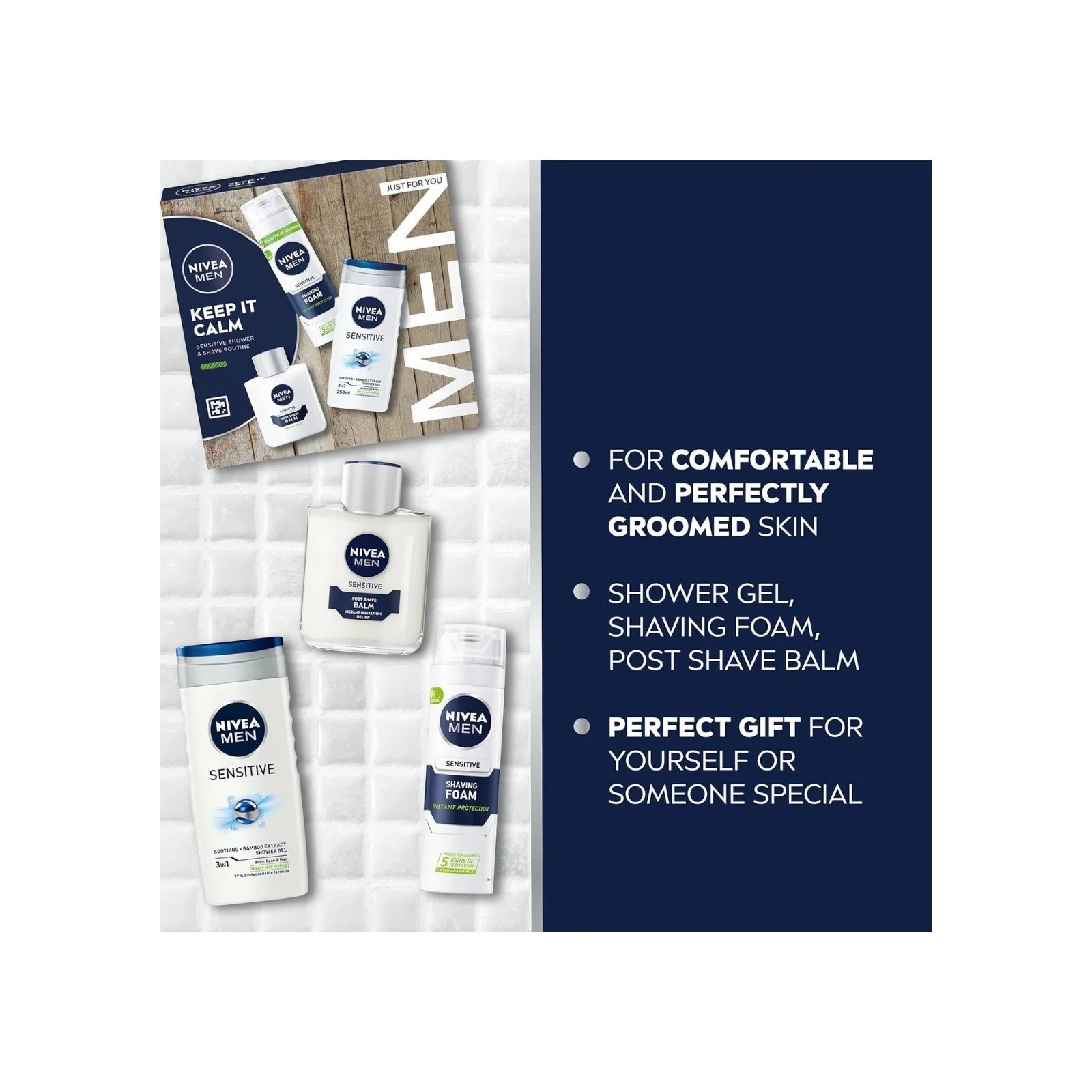 NIVEA MEN Keep It Calm Gift Set Men's Skincare Gift Set - Image 2