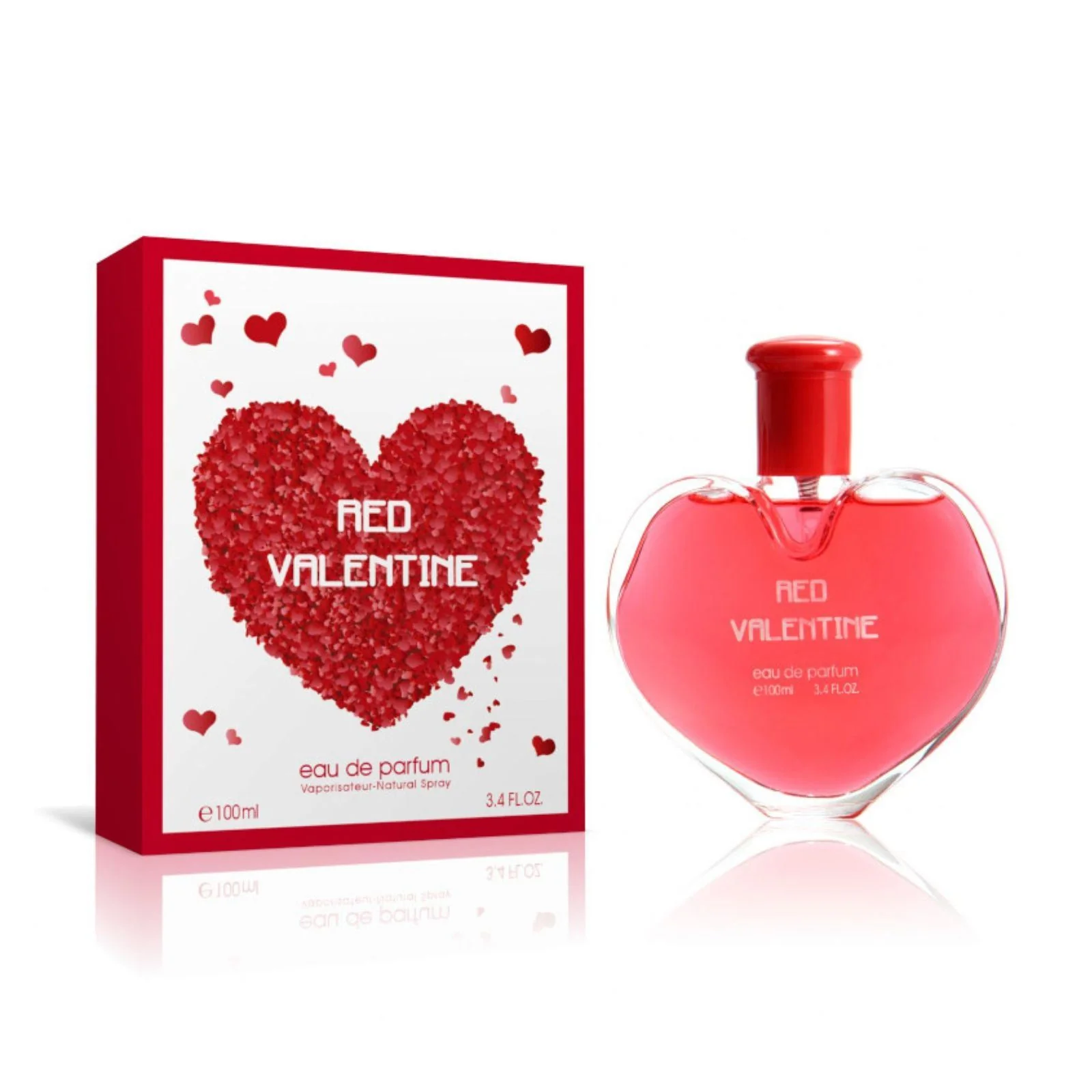 Red Valentine Womans Perfume Eau De Parfum Spray 100ml