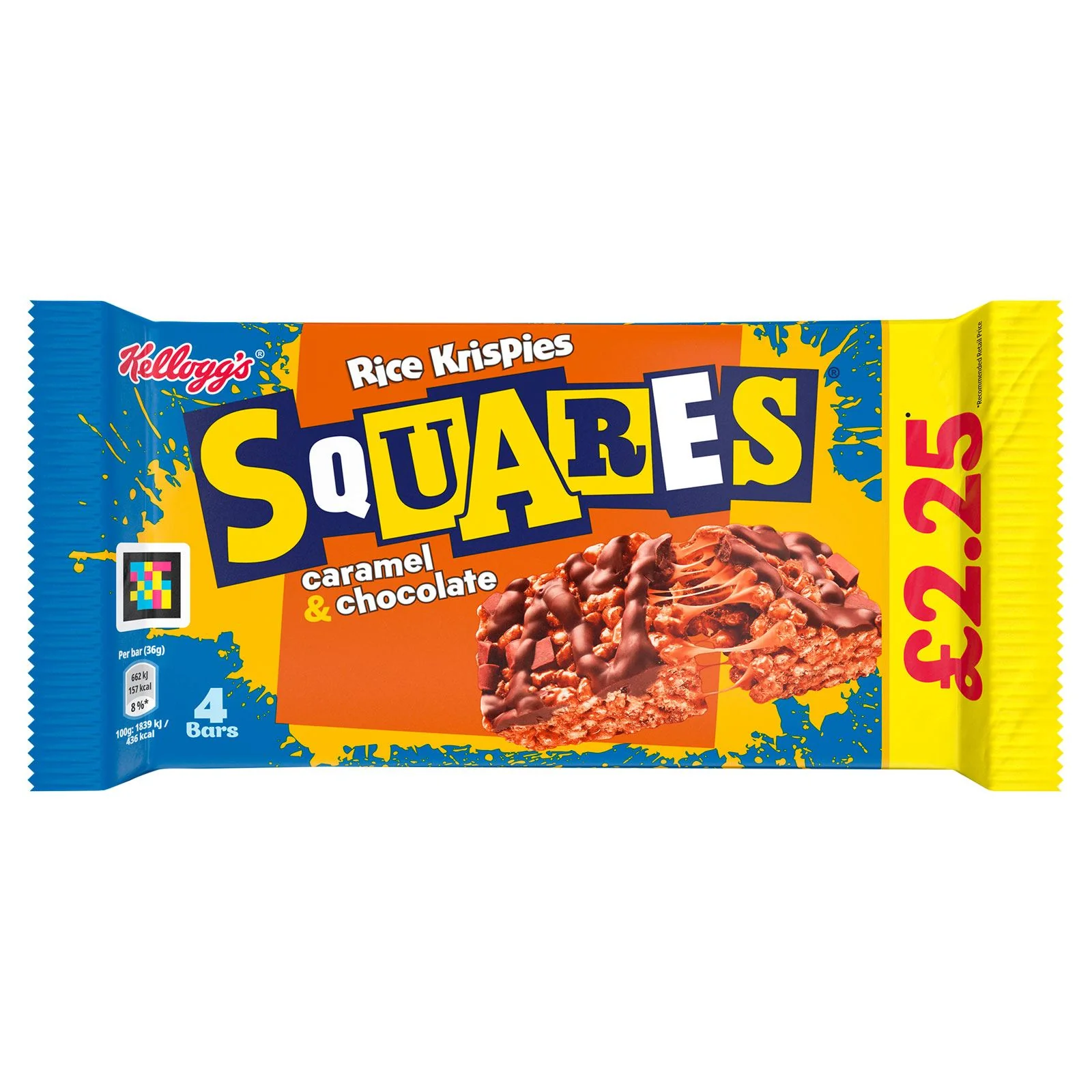 Rice Krispie Square Caramel & Choc Pm2.25 Pack of 4  (Box of 11)