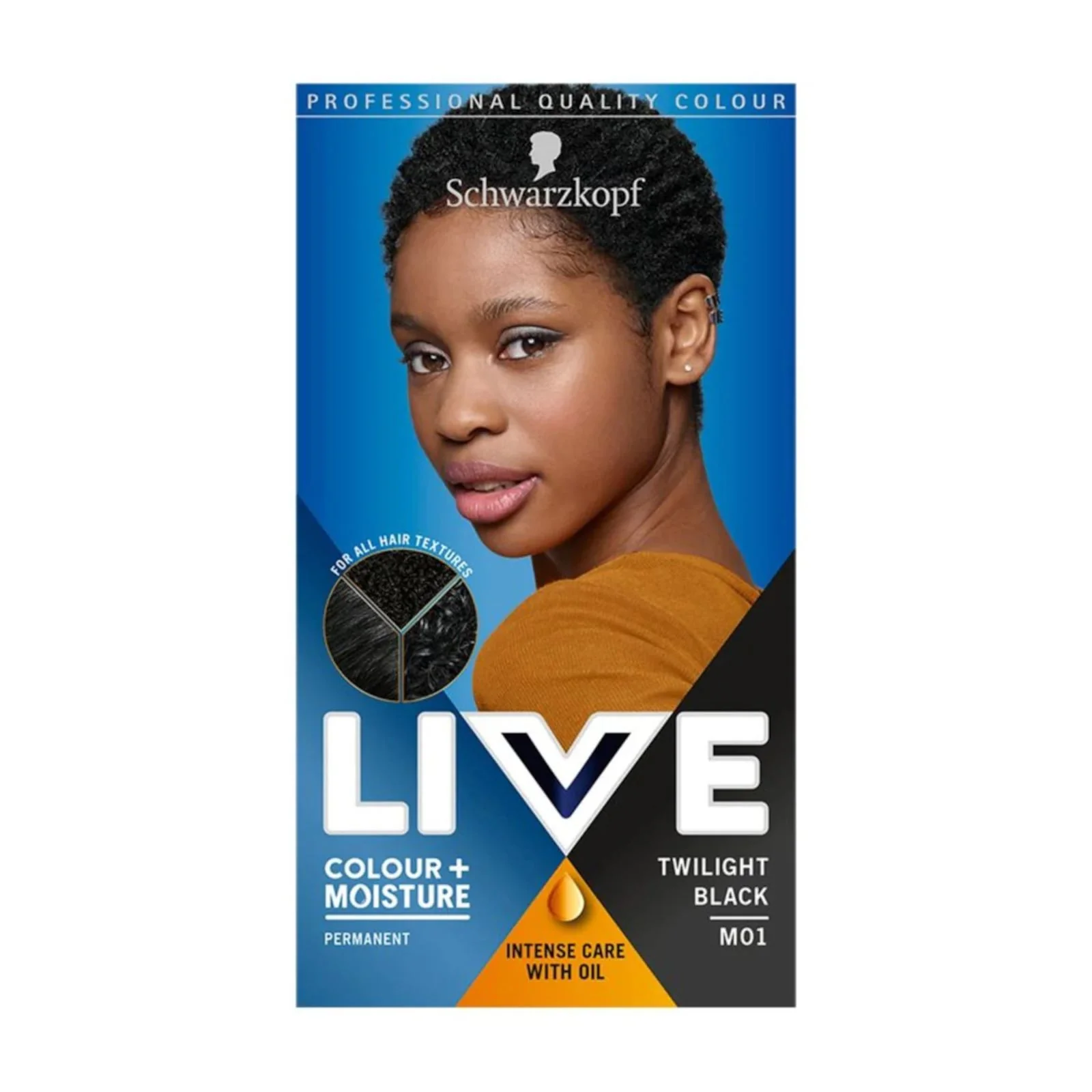 Schwarzkopf LIVE Colour + Moisture, Twilight Black MO1