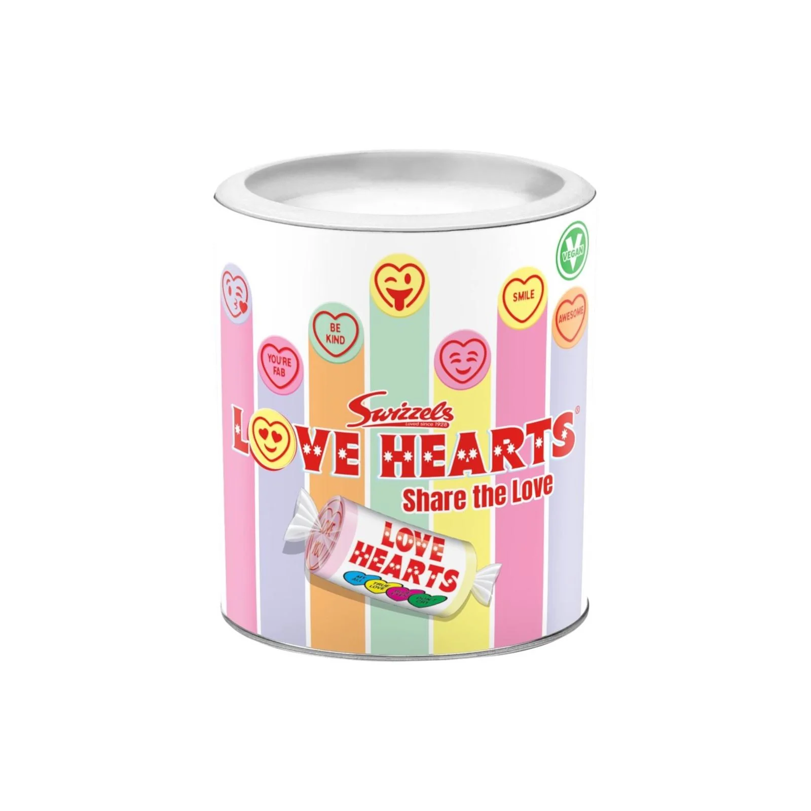 Swizzels Love Hearts Drum 200 g