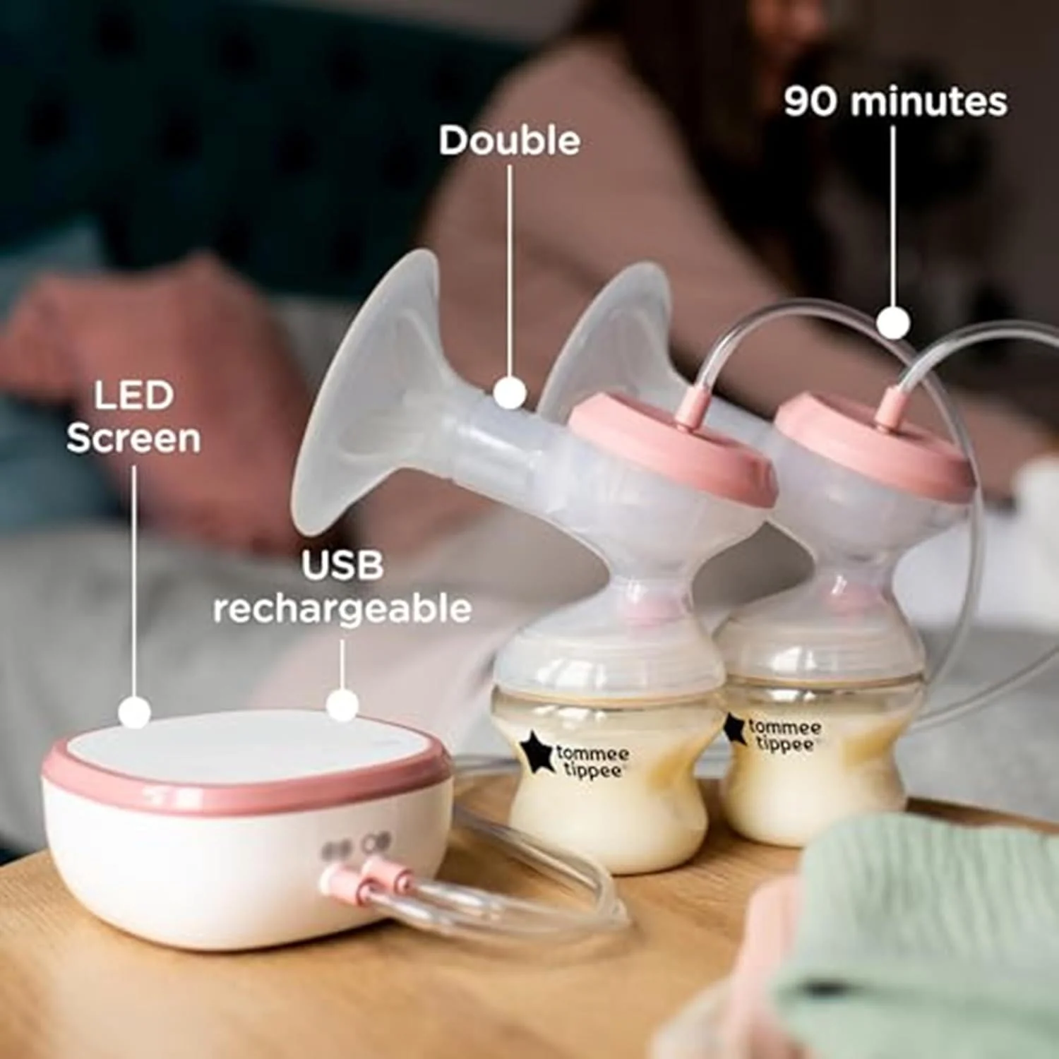 Tommee Tippee Made for Me Double Electric Breast Pump - Image 4