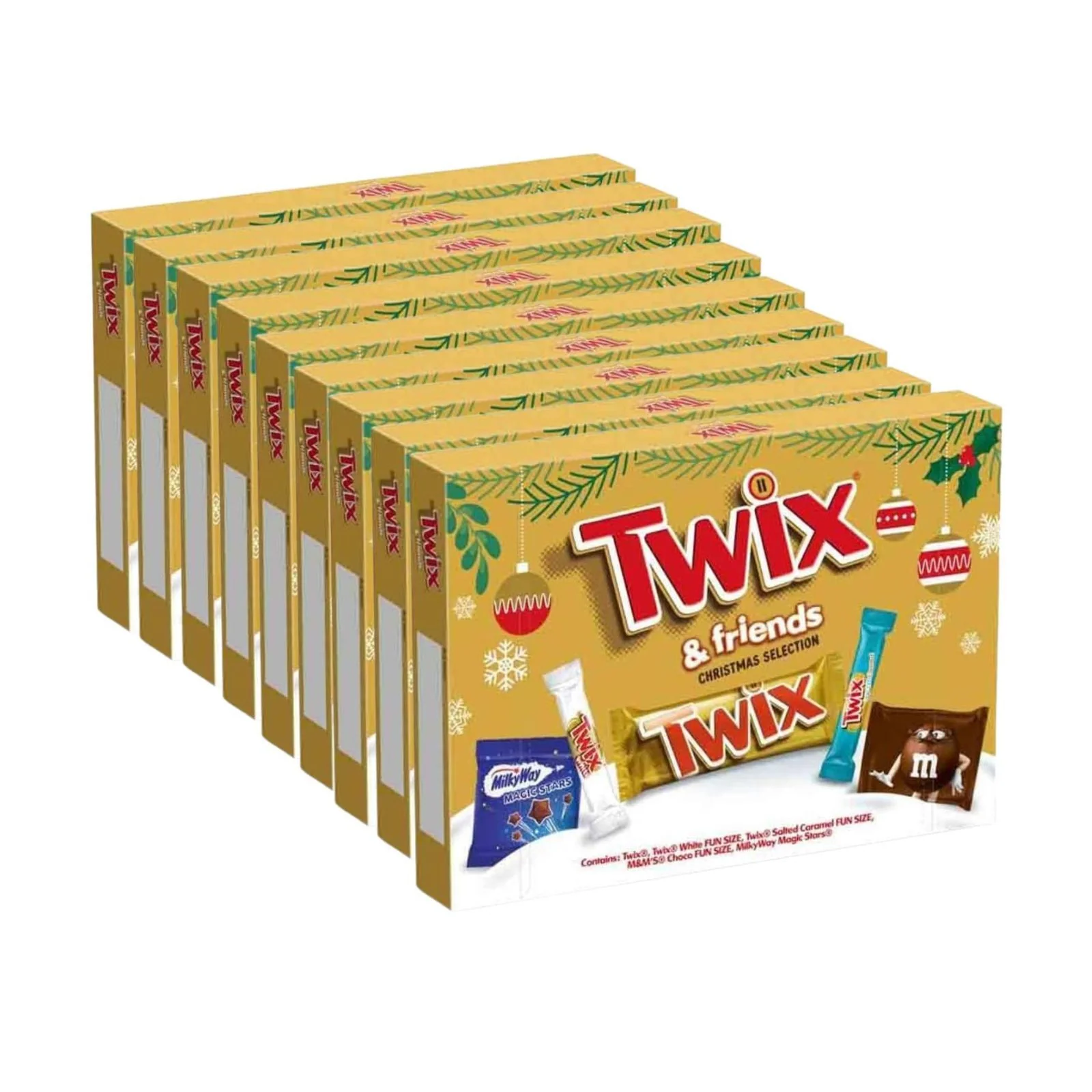 Twix & Friends Medium Christmas Selection Box 140g (Box of 9)