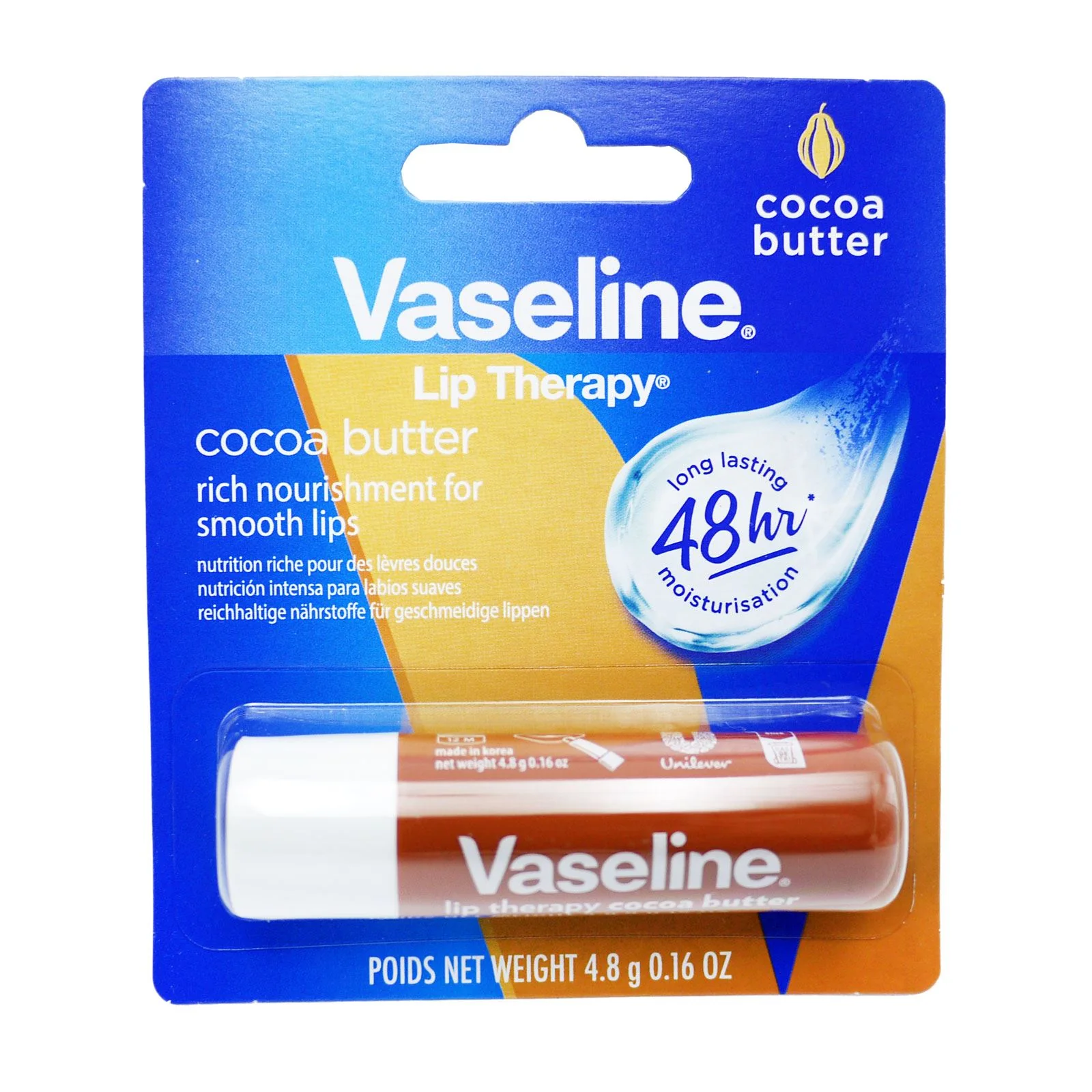Vaseline Lip Therapy Cocoa Butter Lip Balm Stick 4.8g