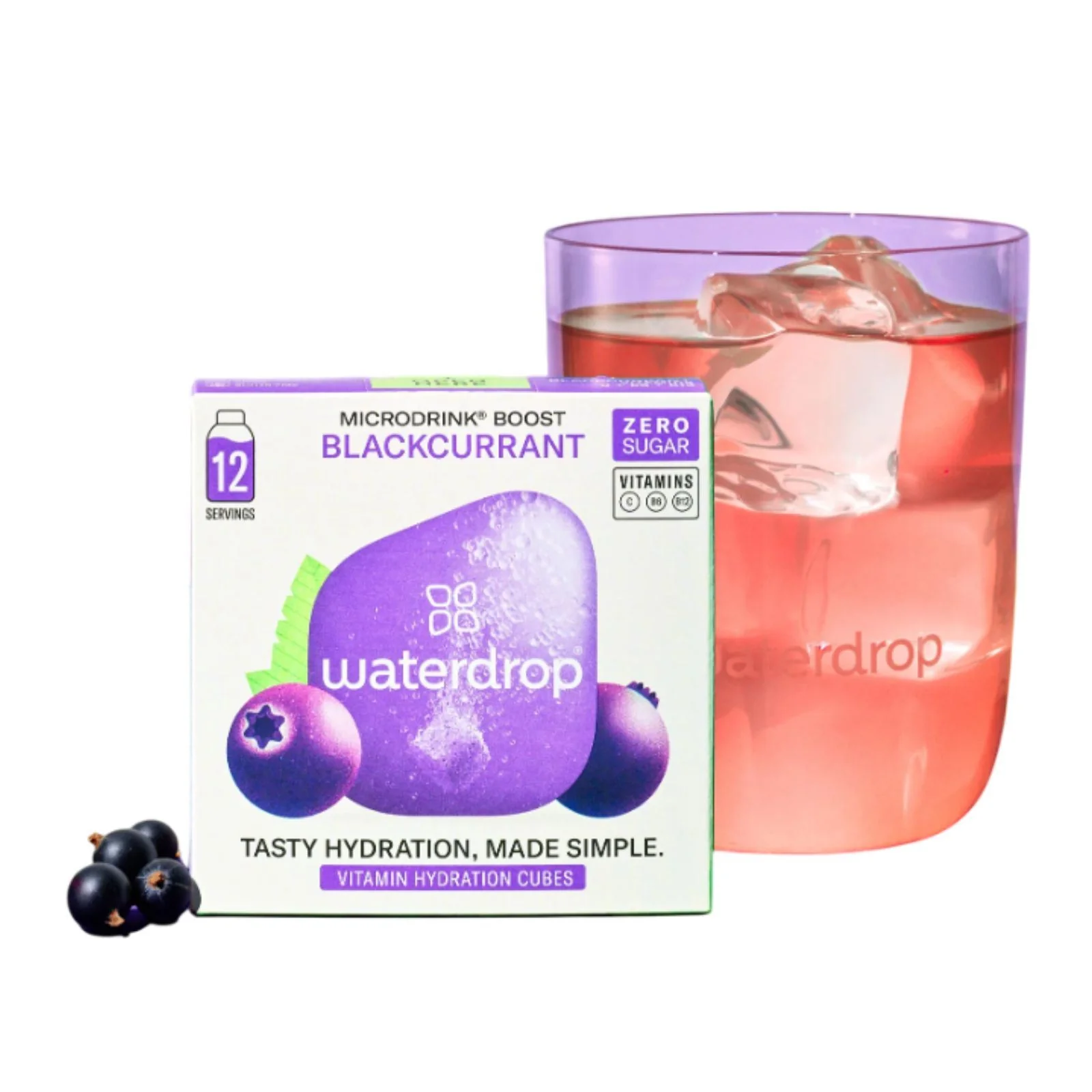 Waterdrop Microlyte BLACKCURRANT | 12 Rapid Hydration Tablets - Image 2