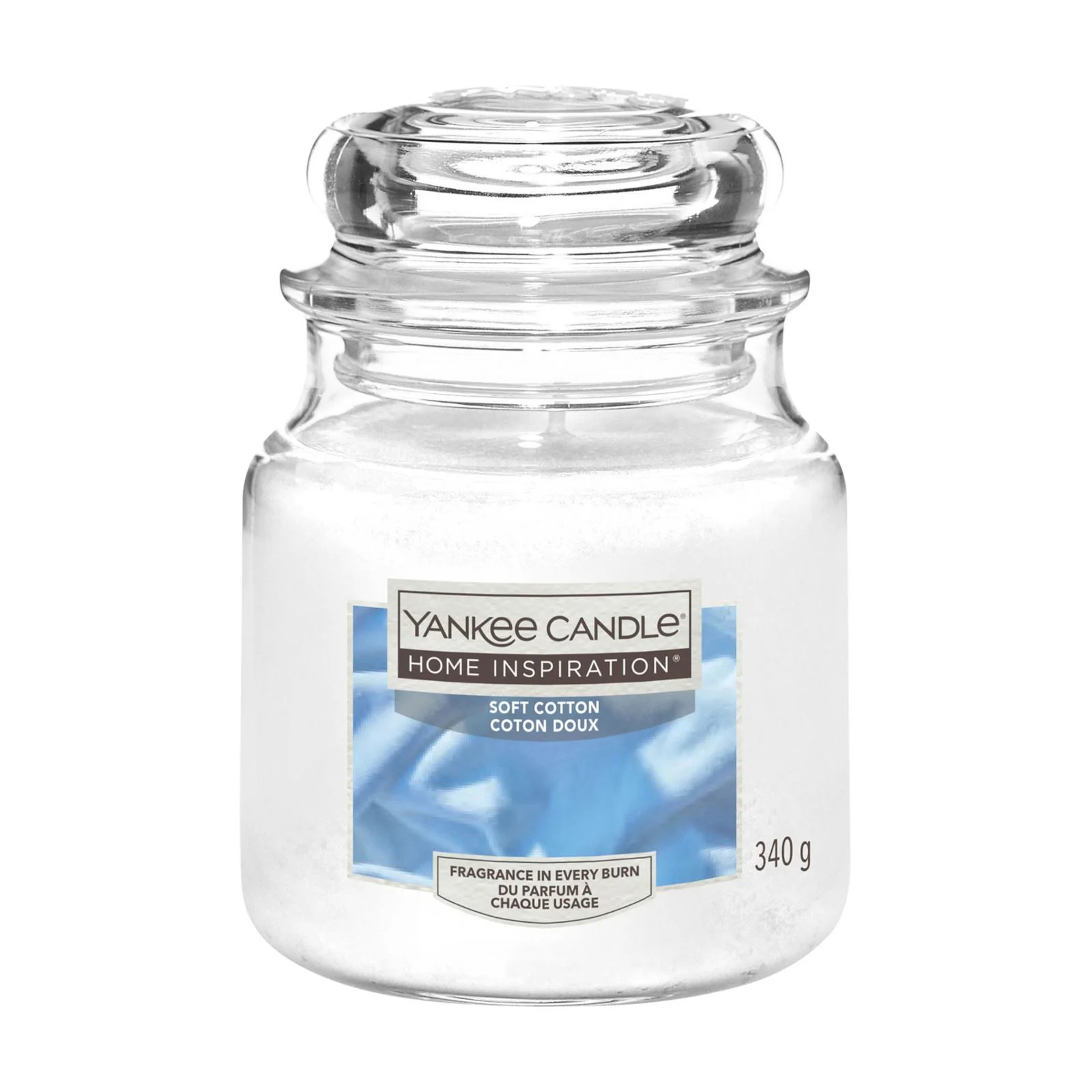Yankee Candle Jar Medium Soft Cotton 340g